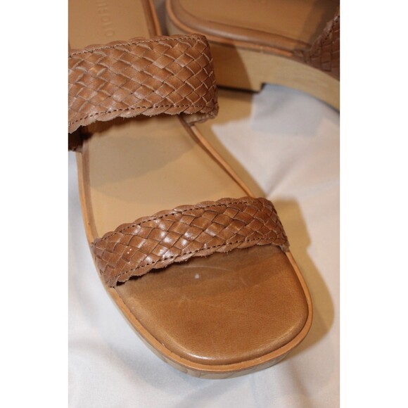 Nisolo Woven Women's All Day Open Toe Clog Sandal US 9 NIB $170 ALMOND - Picture 5 of 6